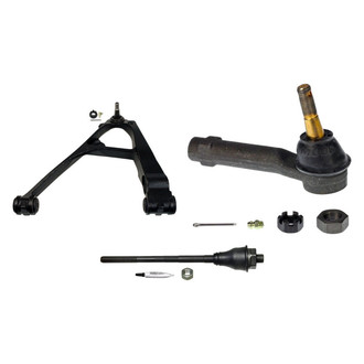 MOOG® - Front Driver Side Lower Control Arm with Ball Joint and Tie Rod End Kit