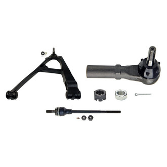 MOOG® - Front Driver Side Lower Control Arm with Ball Joint and Tie Rod End Kit