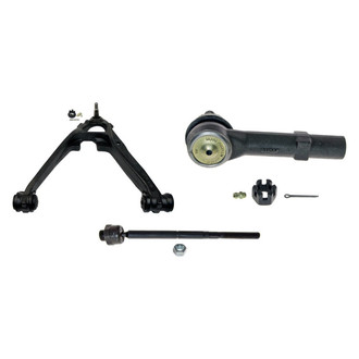 MOOG® - Front Driver Side Lower Control Arm with Ball Joint and Tie Rod End Kit