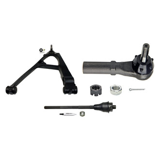 MOOG® - Front Driver Side Lower Control Arm with Ball Joint and Tie Rod End Kit