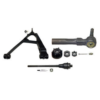 MOOG® - Front Driver Side Lower Control Arm with Ball Joint and Tie Rod End Kit