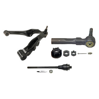 MOOG® - Front Driver Side Lower Control Arm with Ball Joint and Tie Rod End Kit