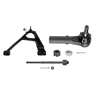 MOOG® - Front Driver Side Lower Control Arm with Ball Joint and Tie Rod End Kit