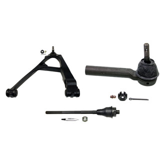 MOOG® - Front Driver Side Lower Control Arm with Ball Joint and Tie Rod End Kit