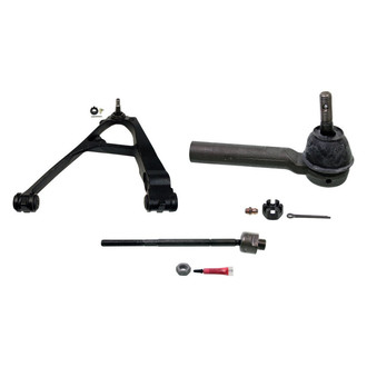 MOOG® - Front Driver Side Lower Control Arm with Ball Joint and Tie Rod End Kit