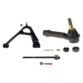 MOOG® - Front Driver Side Lower Control Arm with Ball Joint and Tie Rod End Kit