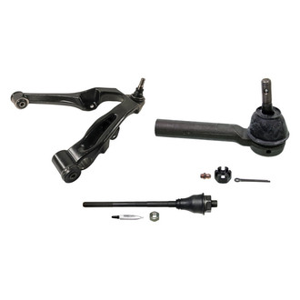 MOOG® - Front Driver Side Lower Control Arm with Ball Joint and Tie Rod End Kit