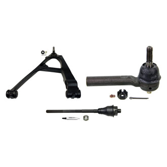 MOOG® - Front Driver Side Lower Control Arm with Ball Joint and Tie Rod End Kit