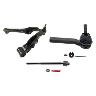 MOOG® - Front Driver Side Lower Control Arm with Ball Joint and Tie Rod End Kit