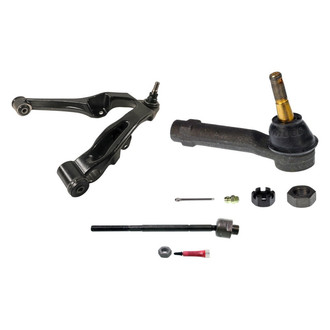 MOOG® - Front Driver Side Lower Control Arm with Ball Joint and Tie Rod End Kit