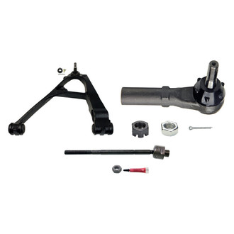 MOOG® - Front Driver Side Lower Control Arm with Ball Joint and Tie Rod End Kit
