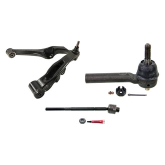 MOOG® - Front Driver Side Lower Control Arm with Ball Joint and Tie Rod End Kit