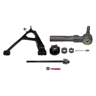 MOOG® - Front Driver Side Lower Control Arm with Ball Joint and Tie Rod End Kit