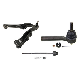 MOOG® - Front Driver Side Lower Control Arm with Ball Joint and Tie Rod End Kit