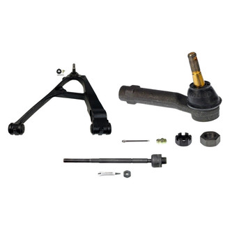 MOOG® - Front Driver Side Lower Control Arm with Ball Joint and Tie Rod End Kit