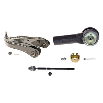 MOOG® - Front Driver Side Lower Control Arm with Ball Joint and Tie Rod End Kit