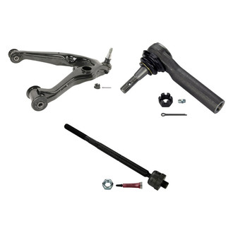 MOOG® - Front Driver Side Lower Control Arm with Ball Joint and Tie Rod End Kit