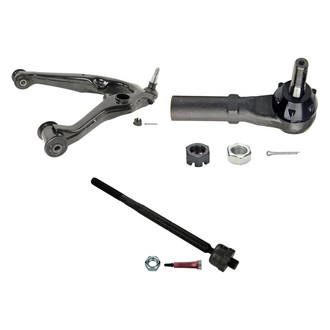 MOOG® - Front Driver Side Lower Control Arm with Ball Joint and Tie Rod End Kit
