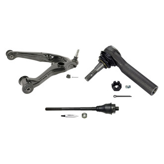 MOOG® - Front Driver Side Lower Control Arm with Ball Joint and Tie Rod End Kit