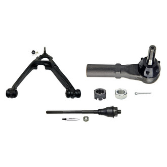 MOOG® - Front Driver Side Lower Control Arm with Ball Joint and Tie Rod End Kit