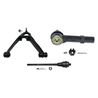 MOOG® - Front Driver Side Lower Control Arm with Ball Joint and Tie Rod End Kit
