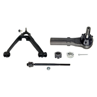 MOOG® - Front Driver Side Lower Control Arm with Ball Joint and Tie Rod End Kit