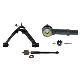 MOOG® - Front Driver Side Lower Control Arm with Ball Joint and Tie Rod End Kit