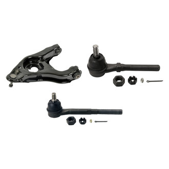 MOOG® - Front Driver Side Lower Control Arm with Ball Joint and Tie Rod End Kit