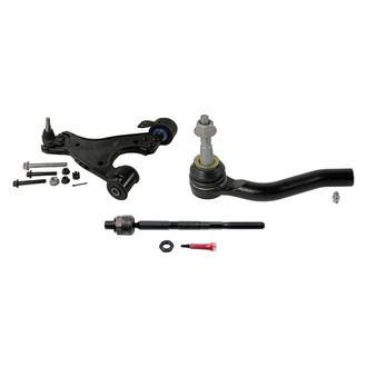 MOOG® - Front Driver Side Lower Control Arm with Ball Joint and Tie Rod End Kit