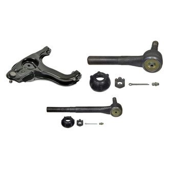 MOOG® - Front Driver Side Lower Control Arm with Ball Joint and Tie Rod End Kit