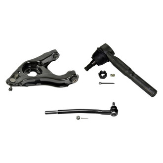 MOOG® - Front Driver Side Lower Control Arm with Ball Joint and Tie Rod End Kit
