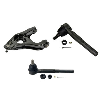 MOOG® - Front Driver Side Lower Control Arm with Ball Joint and Tie Rod End Kit