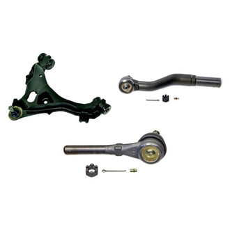 MOOG® - Front Driver Side Lower Control Arm with Ball Joint and Tie Rod End Kit