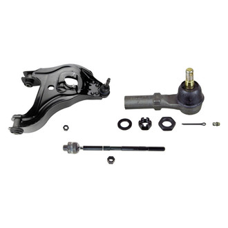 MOOG® - Front Driver Side Lower Control Arm with Ball Joint and Tie Rod End Kit