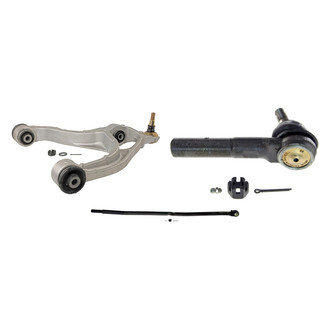 MOOG® - Front Driver Side Lower Control Arm with Ball Joint and Tie Rod End Kit