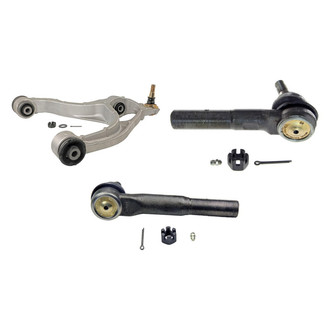 MOOG® - Front Driver Side Lower Control Arm with Ball Joint and Tie Rod End Kit