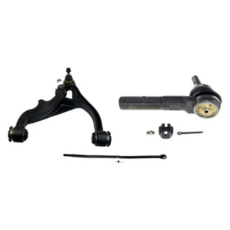 MOOG® - Front Driver Side Lower Control Arm with Ball Joint and Tie Rod End Kit