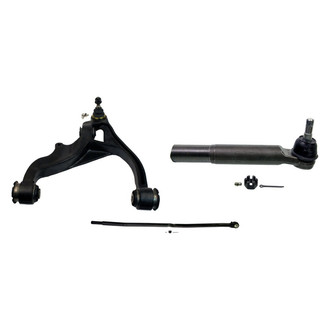 MOOG® - Front Driver Side Lower Control Arm with Ball Joint and Tie Rod End Kit