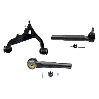 MOOG® - Front Driver Side Lower Control Arm with Ball Joint and Tie Rod End Kit