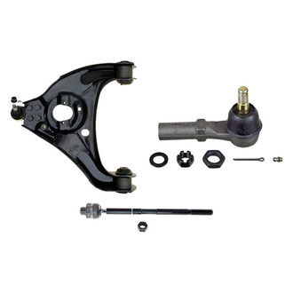 MOOG® - Front Driver Side Lower Control Arm with Ball Joint and Tie Rod End Kit