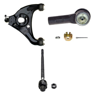 MOOG® - Front Driver Side Lower Control Arm with Ball Joint and Tie Rod End Kit