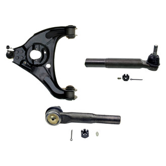 MOOG® - Front Driver Side Lower Control Arm with Ball Joint and Tie Rod End Kit