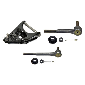 MOOG® - Front Driver Side Lower Control Arm with Ball Joint and Tie Rod End Kit