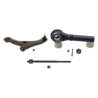 MOOG® - Front Driver Side Lower Control Arm with Ball Joint and Tie Rod End Kit