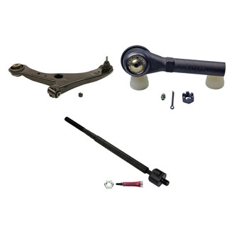 MOOG® - Front Driver Side Lower Control Arm with Ball Joint and Tie Rod End Kit