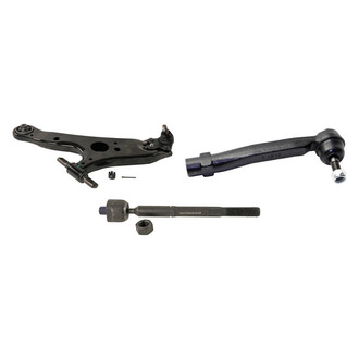 MOOG® - Front Driver Side Lower Control Arm with Ball Joint and Tie Rod End Kit