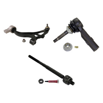 MOOG® - Front Driver Side Lower Control Arm with Ball Joint and Tie Rod End Kit