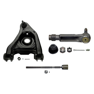 MOOG® - Front Driver Side Lower Control Arm with Ball Joint and Tie Rod End Kit