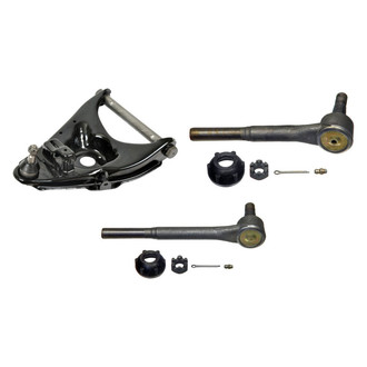 MOOG® - Front Driver Side Lower Control Arm with Ball Joint and Tie Rod End Kit