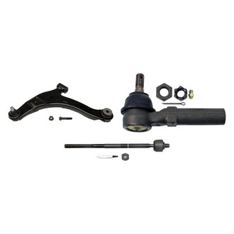 MOOG® - Front Driver Side Lower Control Arm with Ball Joint and Tie Rod End Kit